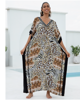 Tropical Kaftan Dress