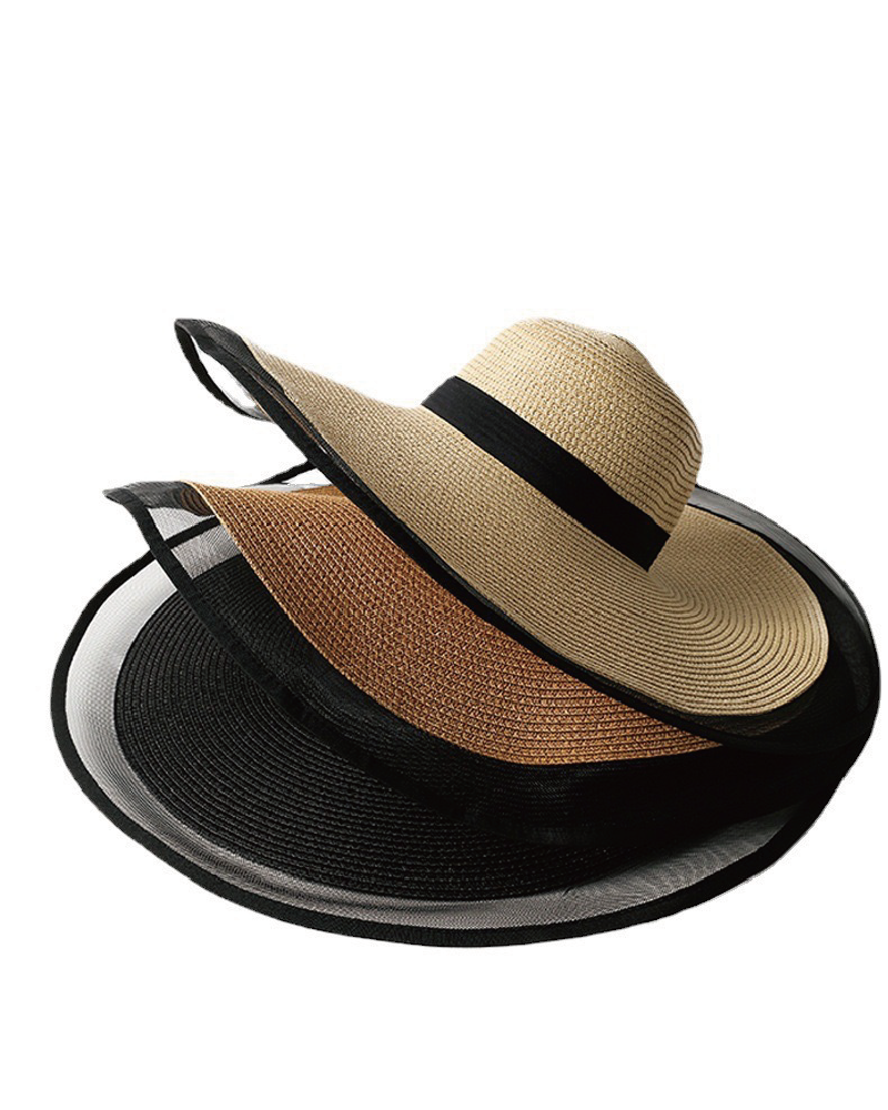 Paper Straw Beach Hat