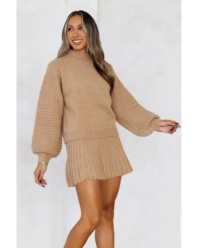 Seasonal Style Knit Sweater Set