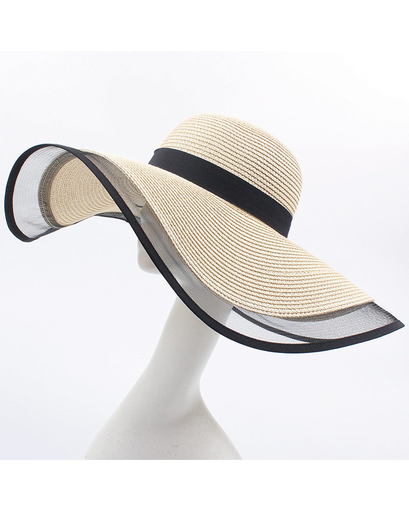 Paper Straw Beach Hat