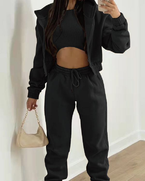 3 Piece Sweatsuit Set