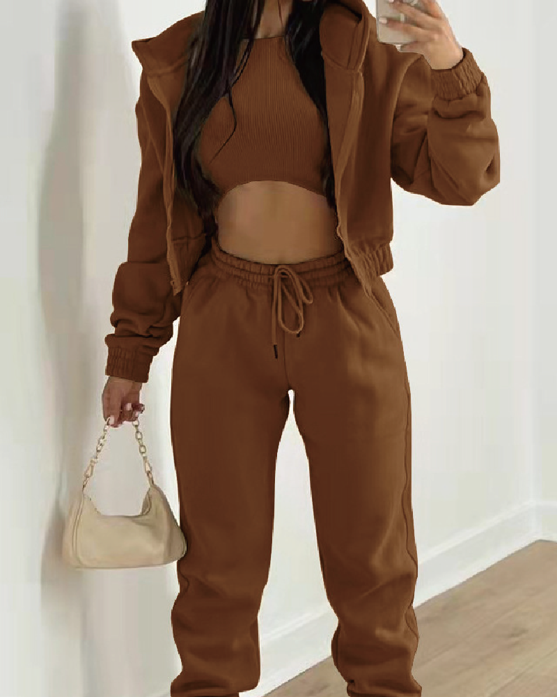 3 Piece Sweatsuit Set