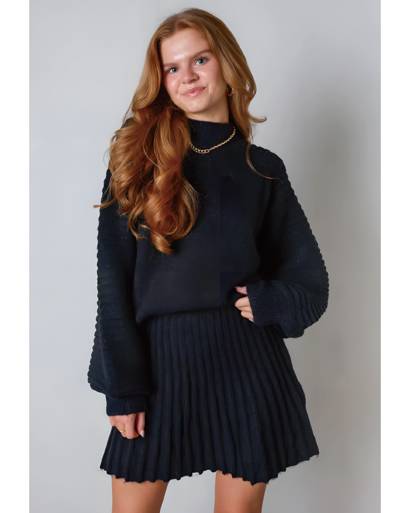 Seasonal Style Knit Sweater Set