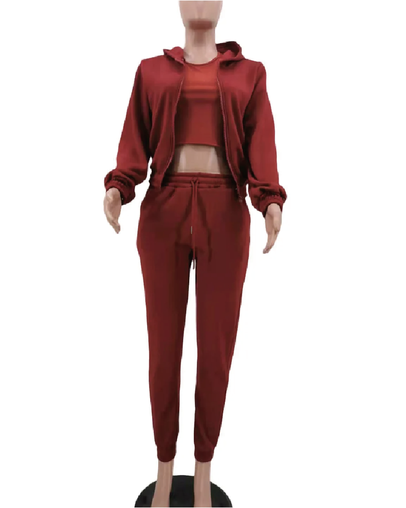 3 Piece Sweatsuit Set