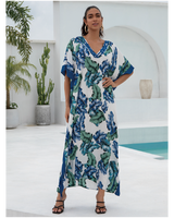 Tropical Kaftan Dress