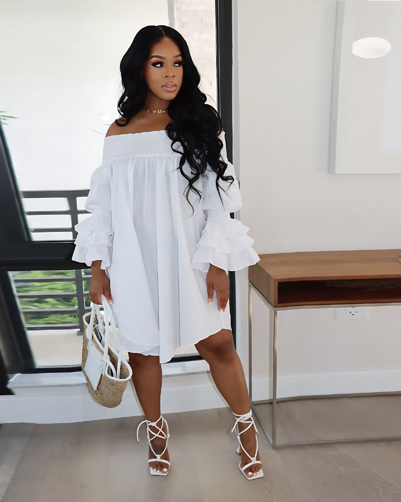 Priya Babe Off Shoulder Dress