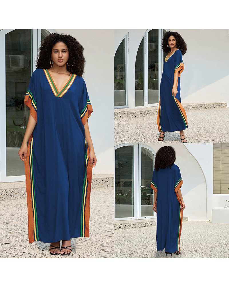 Tropical Kaftan Dress