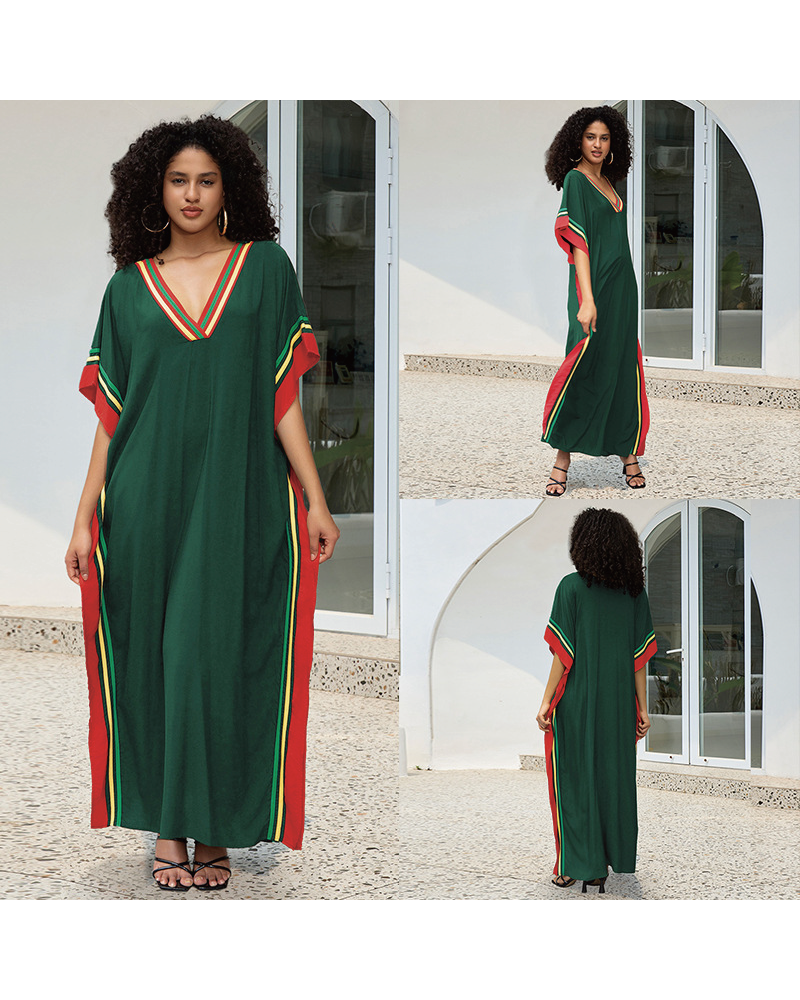 Tropical Kaftan Dress