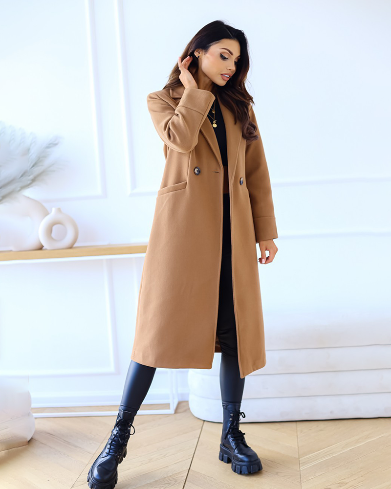 Elite Style Wool Overcoat
