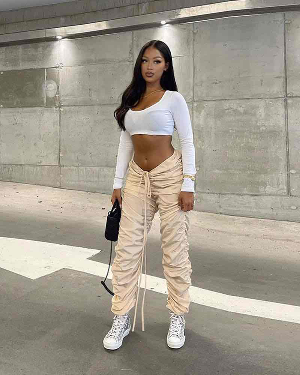 casual small-leg pants