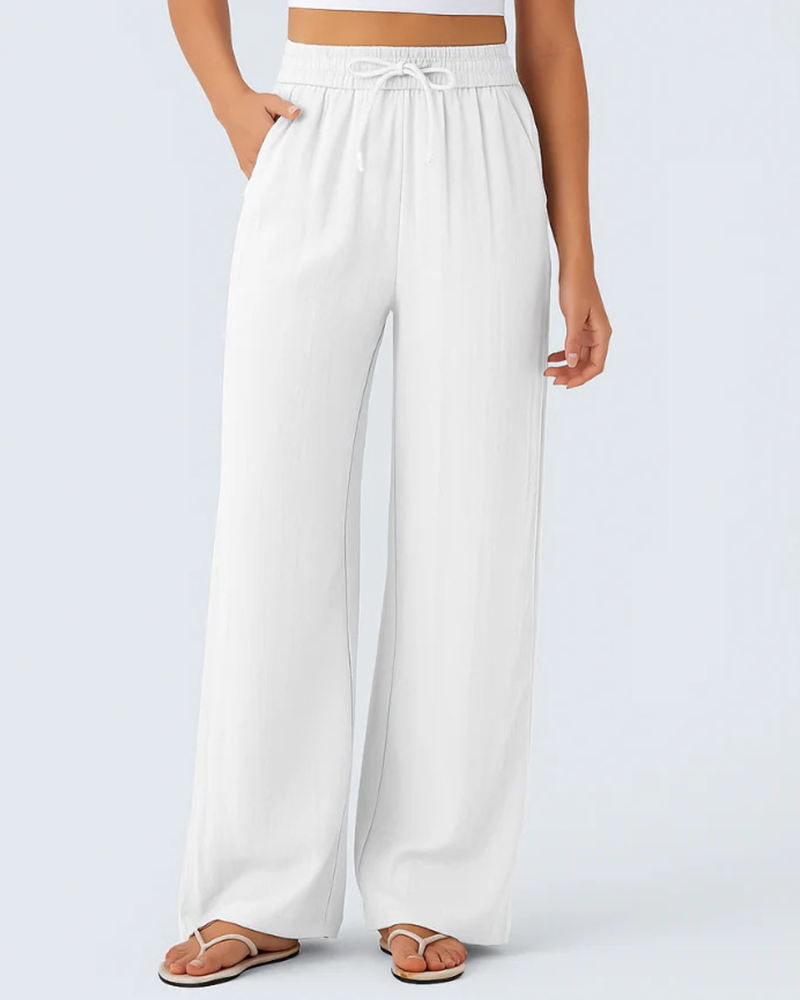 Palm Breeze Linen Pants