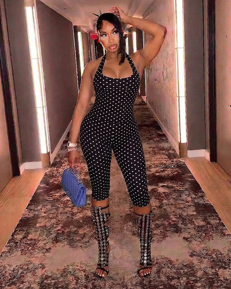 Belle Polka Dot Capri Set