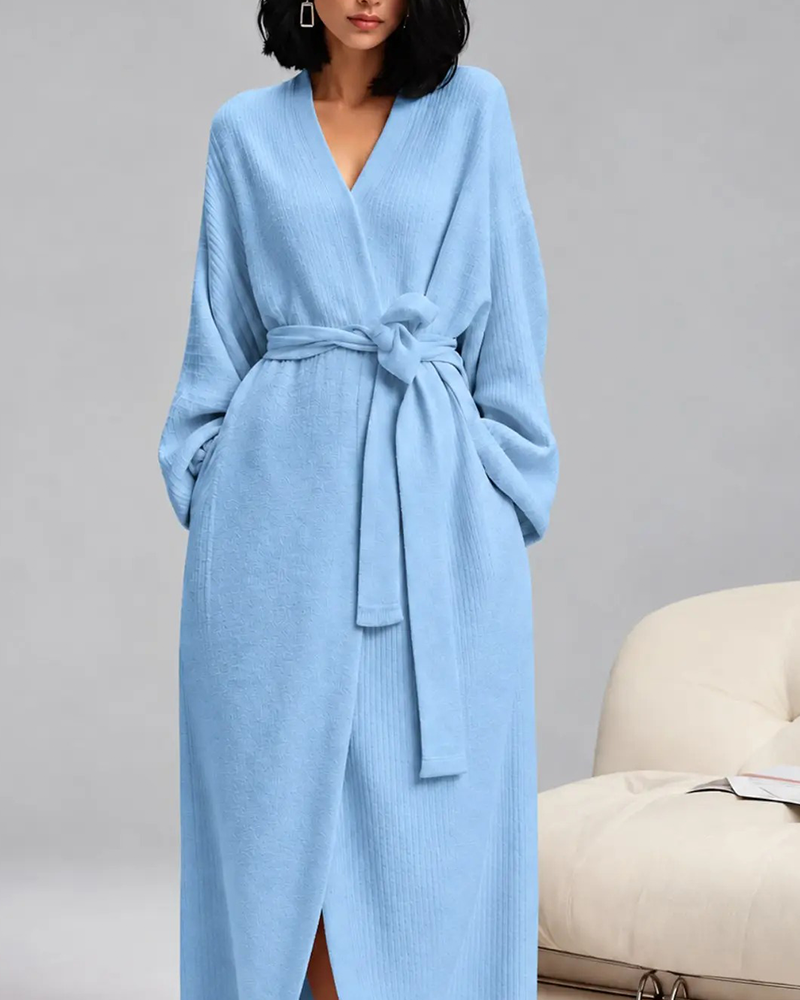 Cozy Cloud Fleece Robe