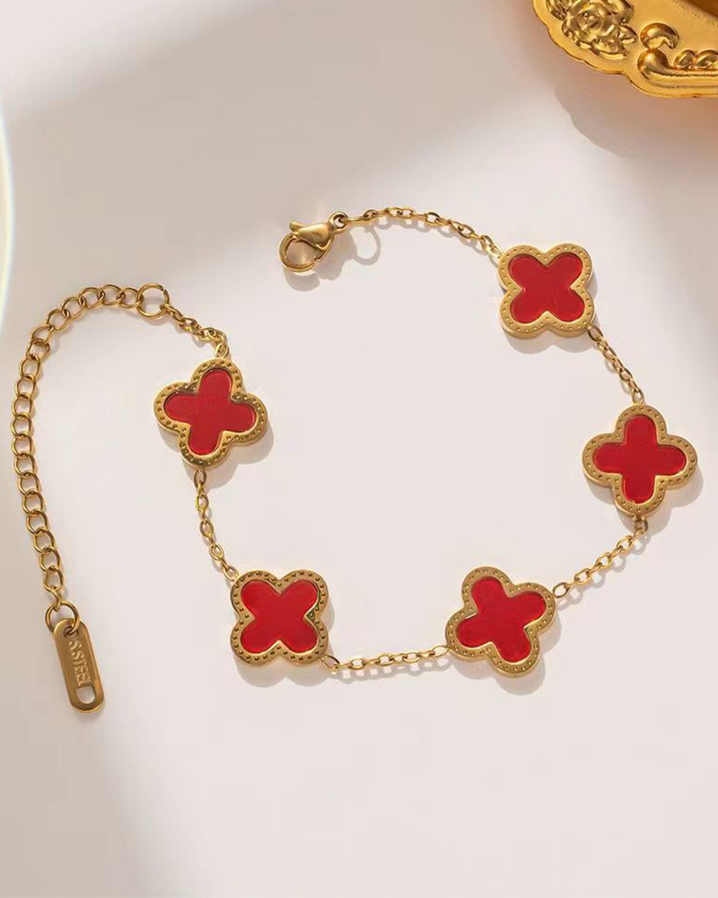 Four-Leaf Clover Bracelet