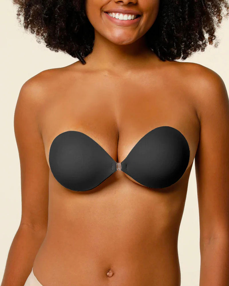 Sticky Strapless Bra with Front Closure