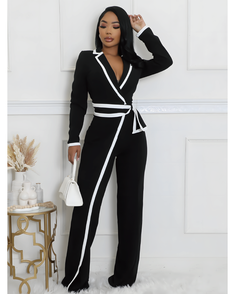 True Boss Long Sleeve Jumpsuit