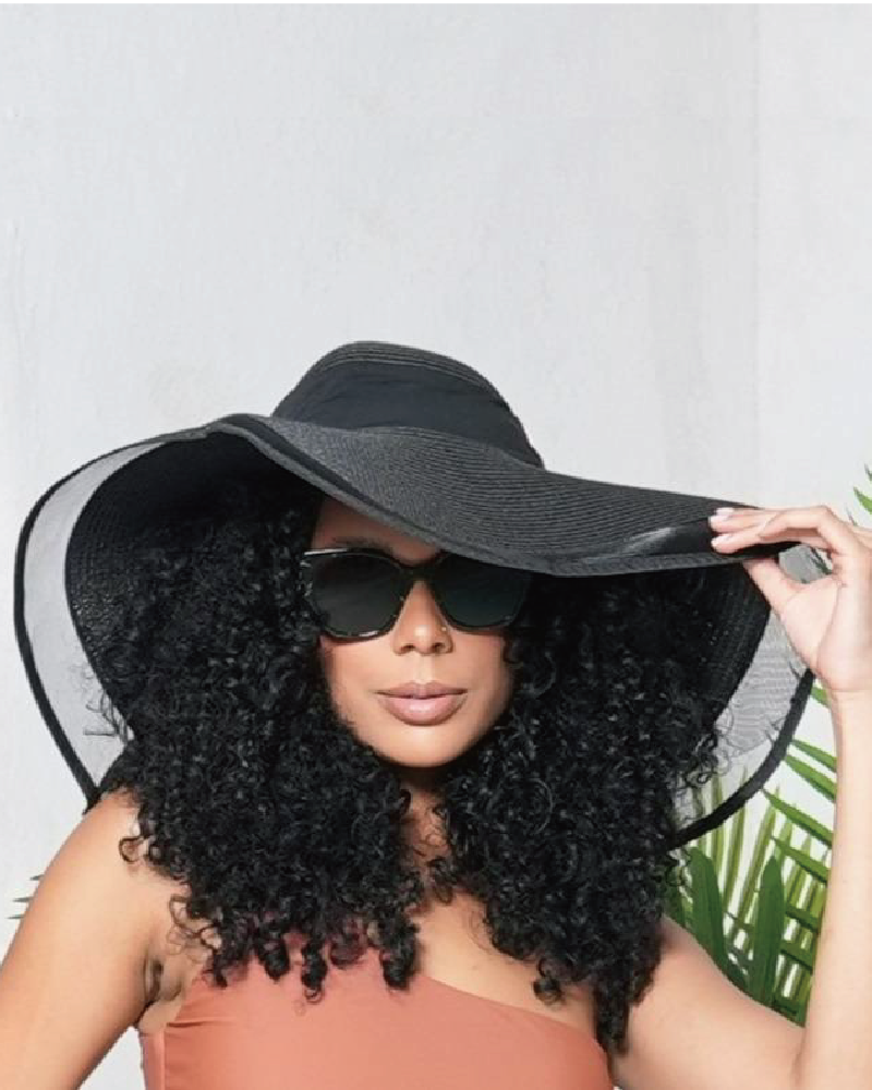 Paper Straw Beach Hat