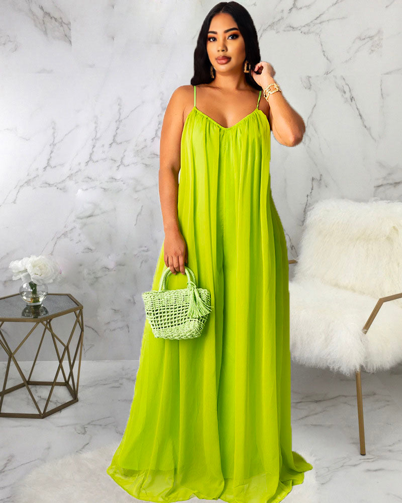 CHIFFON MAXI DRESS