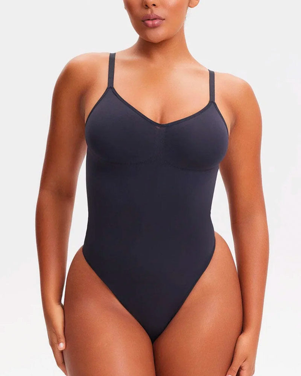 Tummy Control Backless Bodysuit