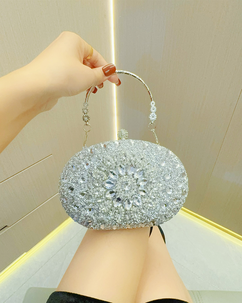 Radiant Rhinestone Handbag