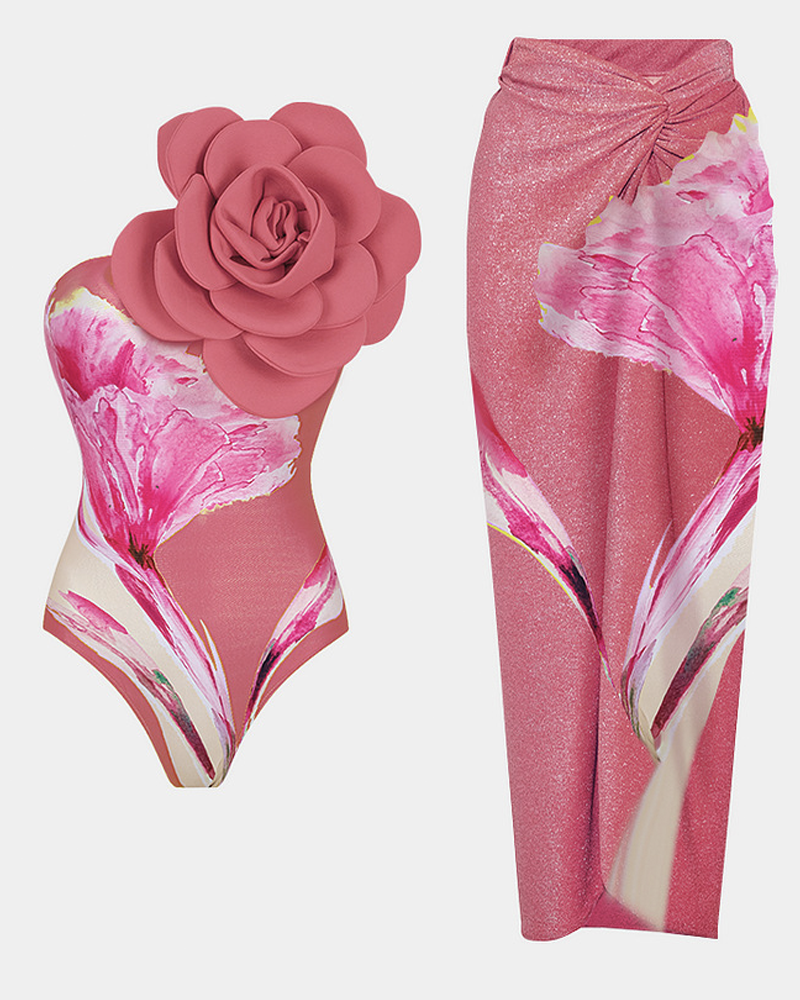 3D Flower Swim Set