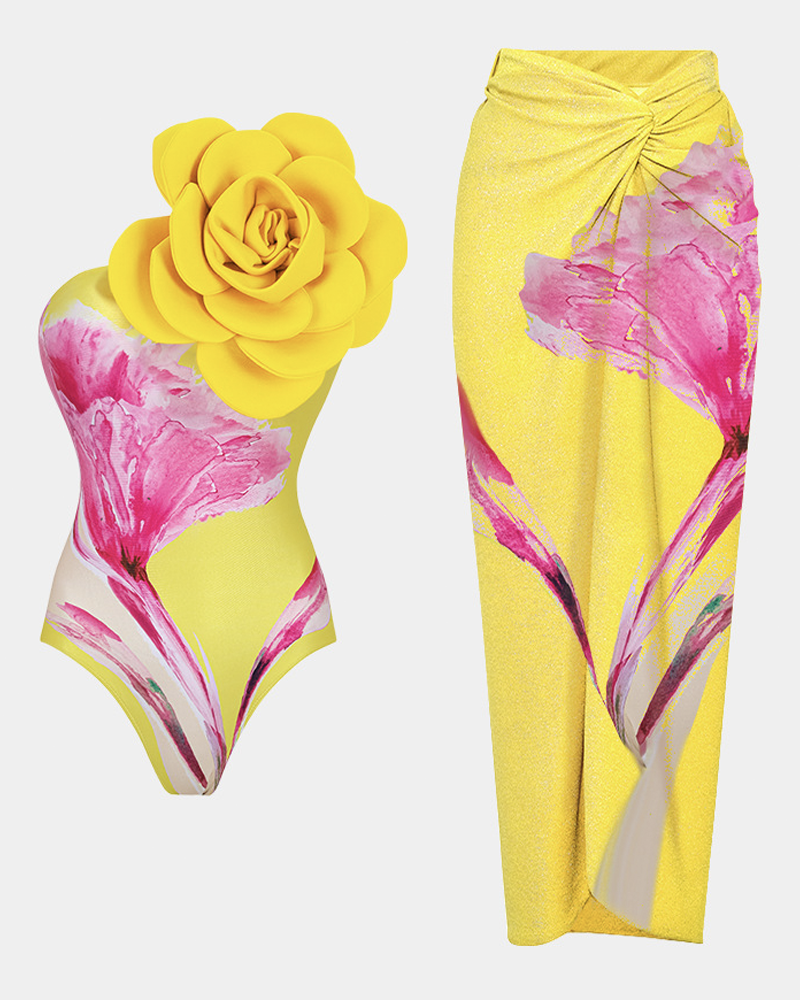 3D Flower Swim Set