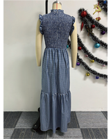 Gingham Maxi Dress