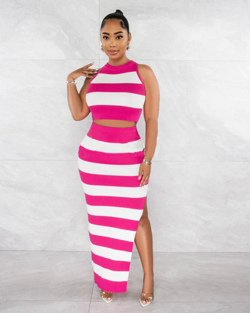 Helena Stripe Bandage Set