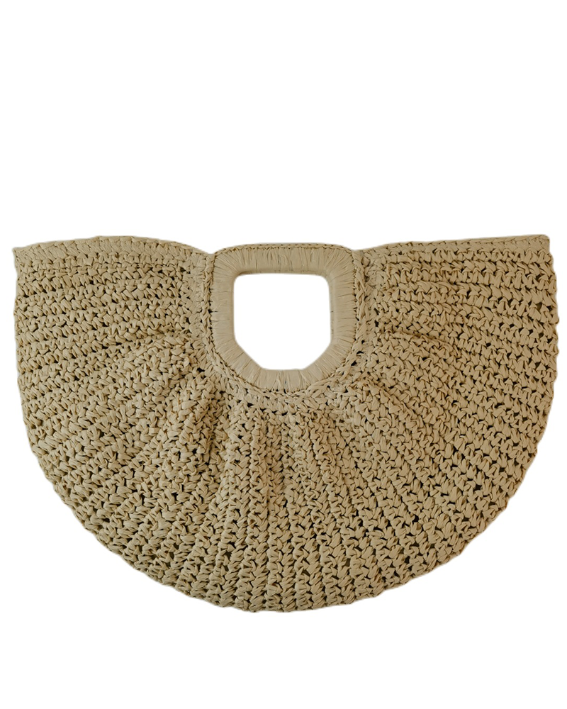 Damascus Crochet Straw Bag