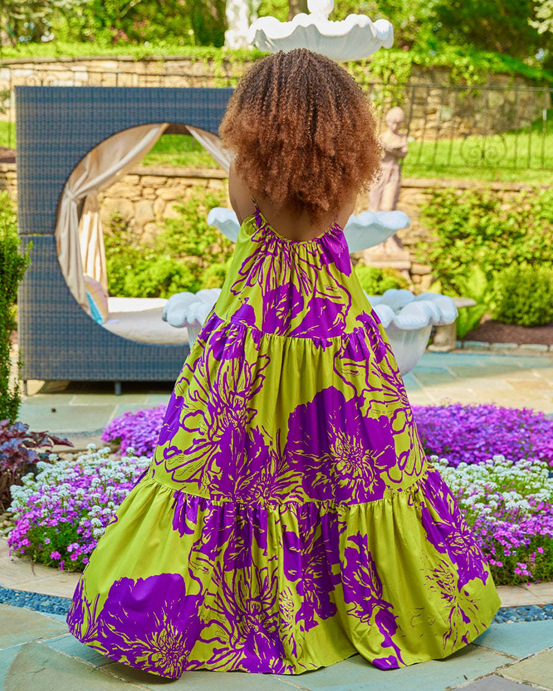 Floral Tiered Dress