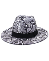 Large Brim Snake Fedora