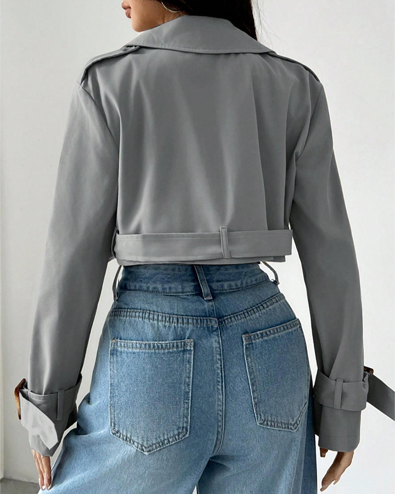 Clean Line Crop Jacket