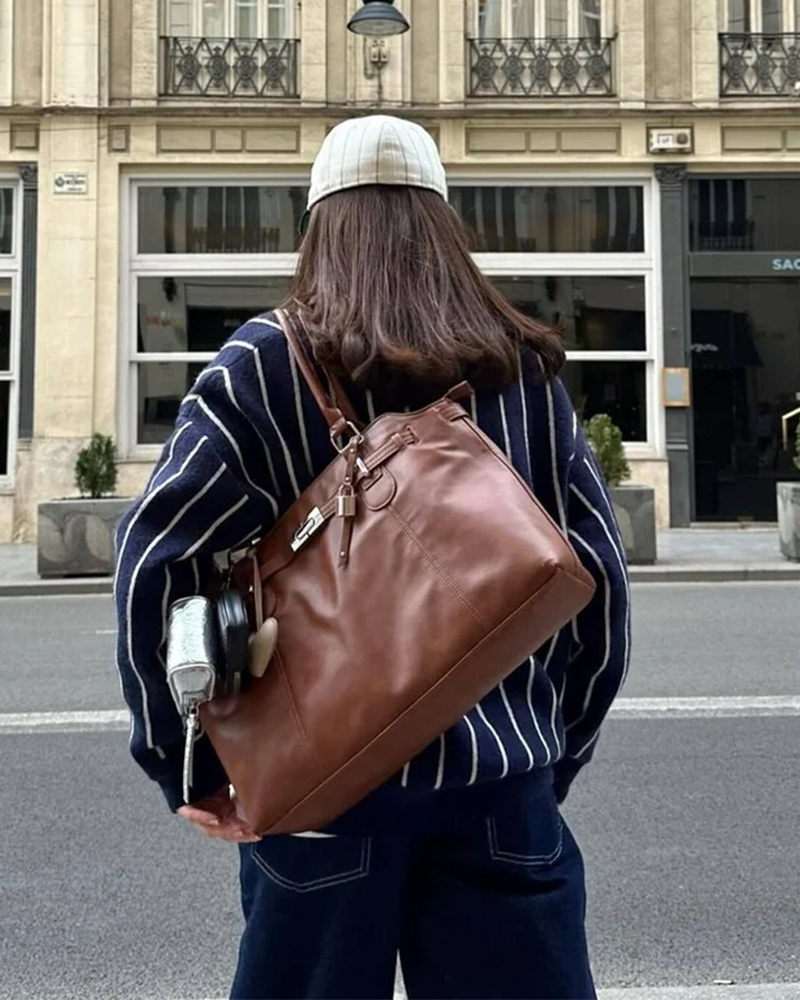 Classic Stripe Knit Cardigan
