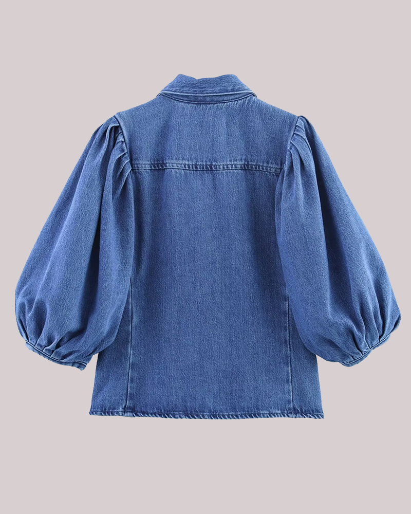 She's A Looker Denim Top