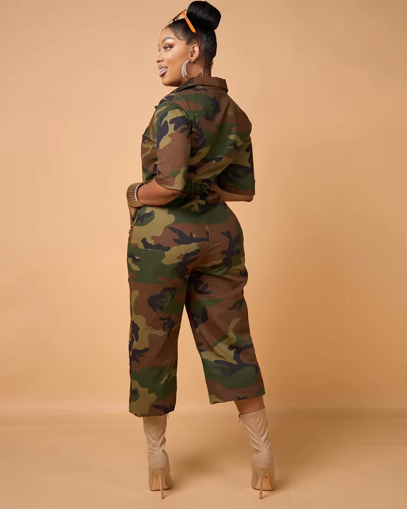 Tracy Camo jumpsuit【On Sale】