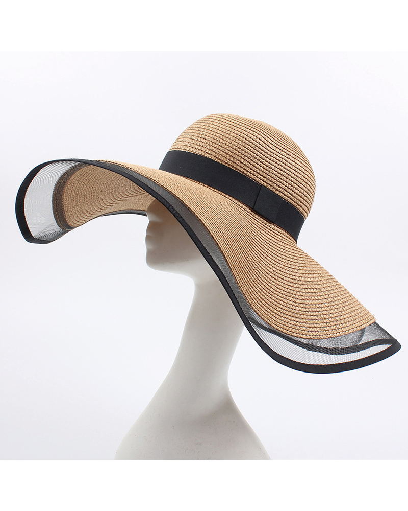 Paper Straw Beach Hat