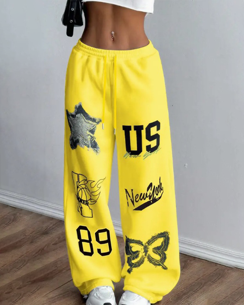 Street Muse Graphic Pants