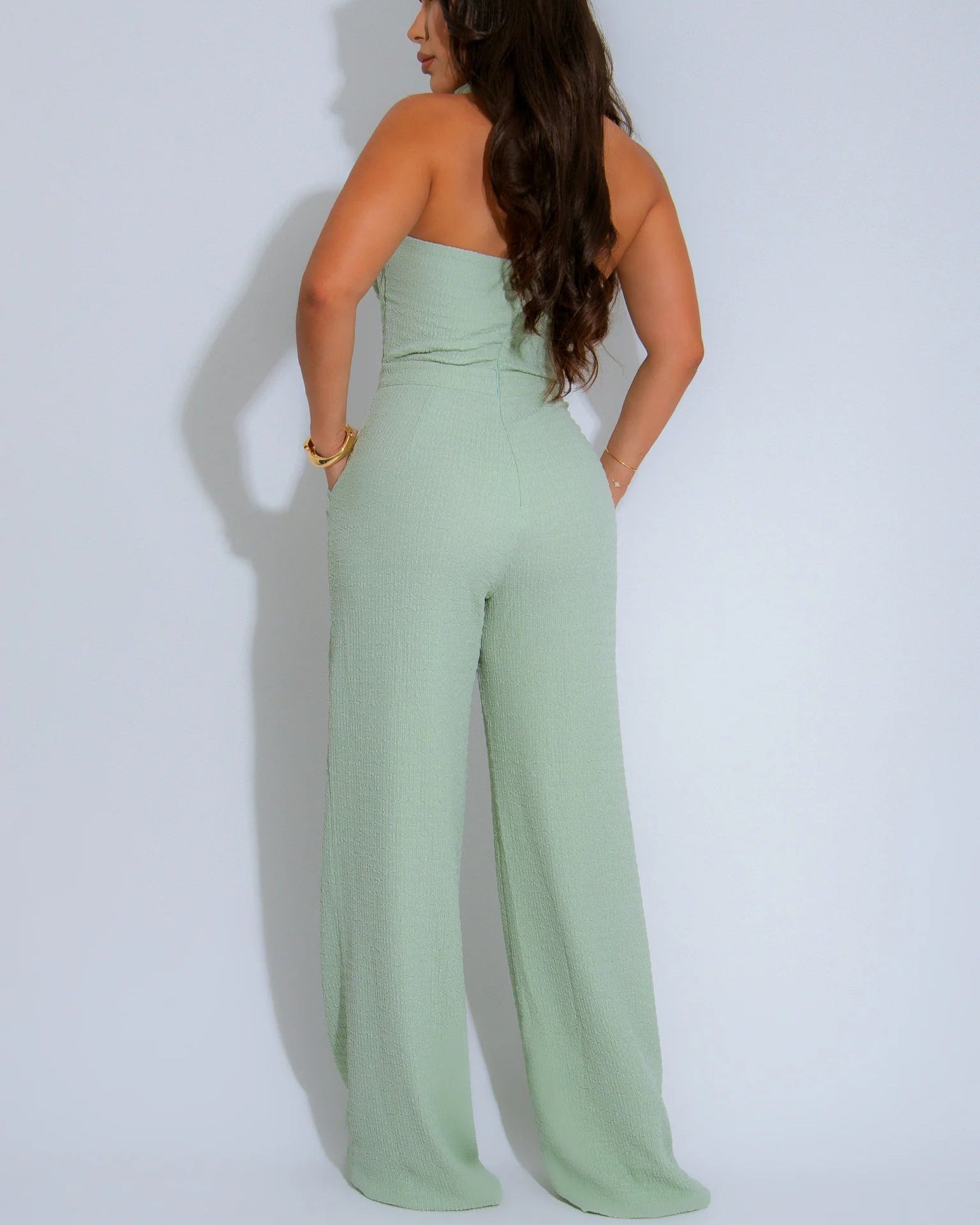 Luxe Braided Halter Jumpsuit