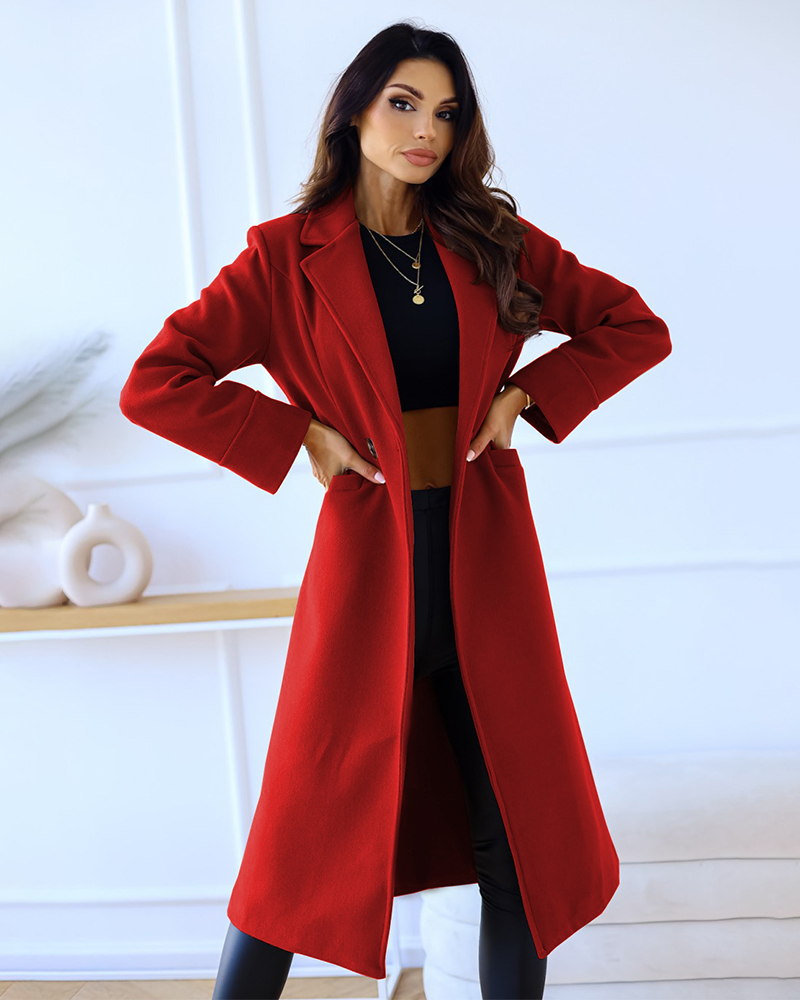 Elite Style Wool Overcoat