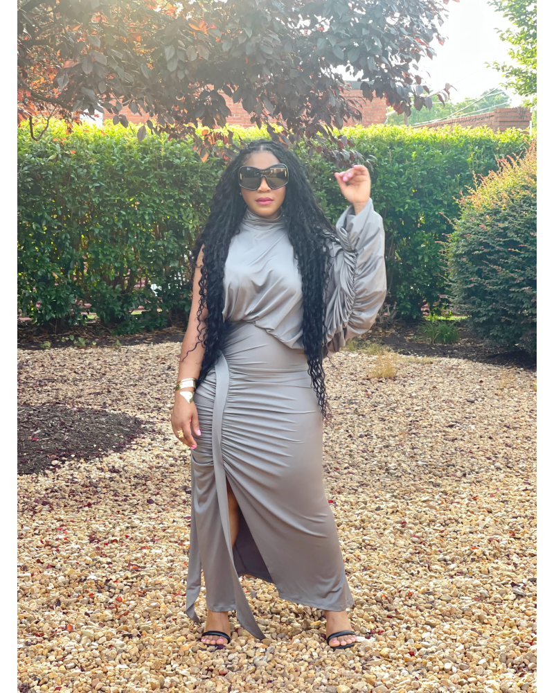 Ruched & Ready Skirt Set