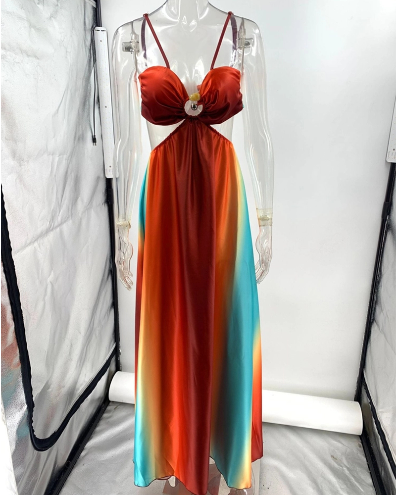 Ocean Fade Maxi Dress