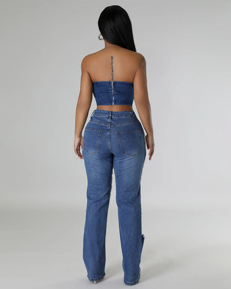 KHLOE PEARL JEANS