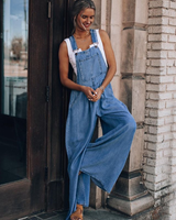 Wide Leg Overalls