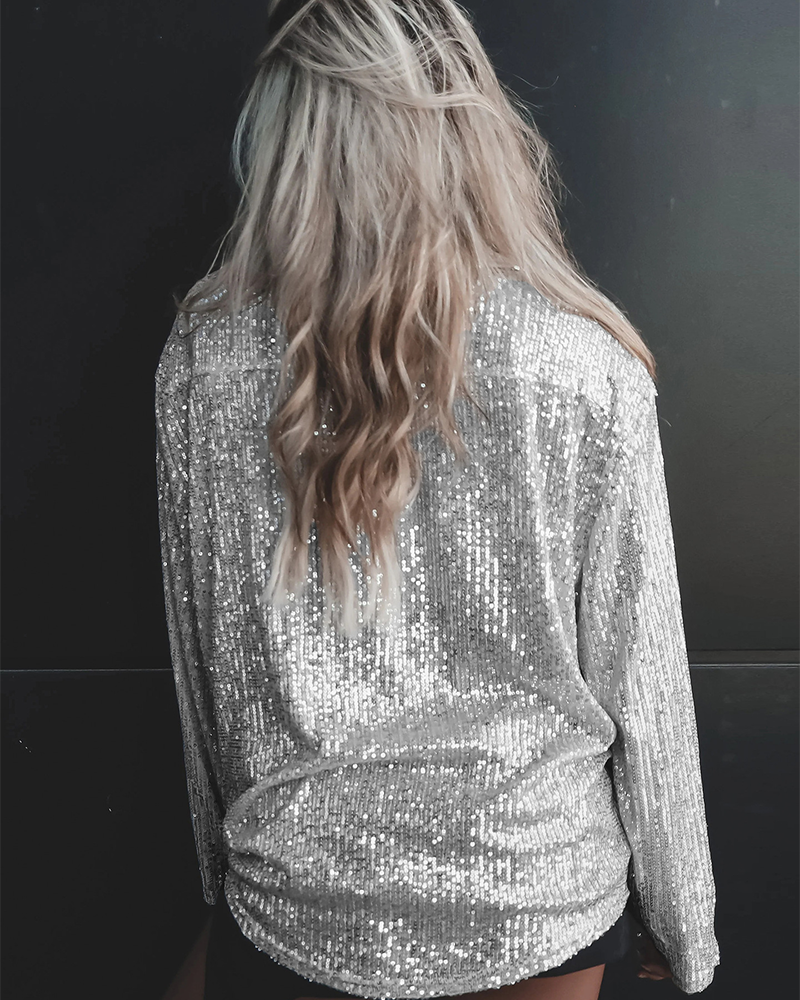 Brook Sequin Cardigan