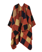 Color Weave Poncho