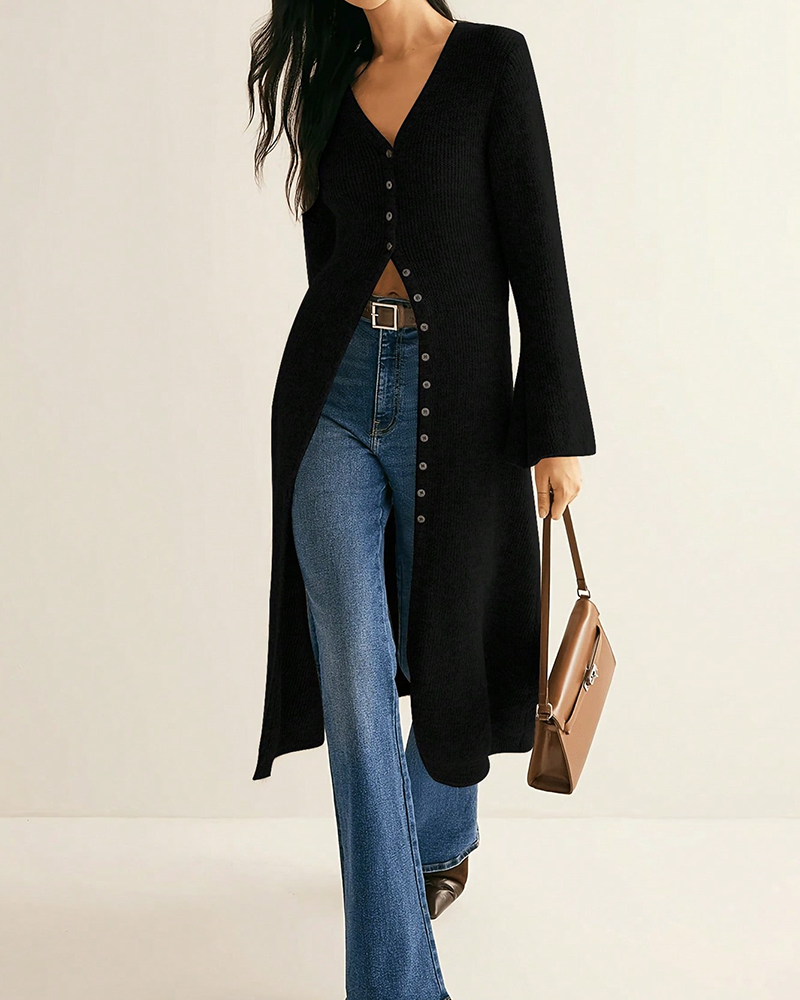 Elegant Muse Long Cardigan