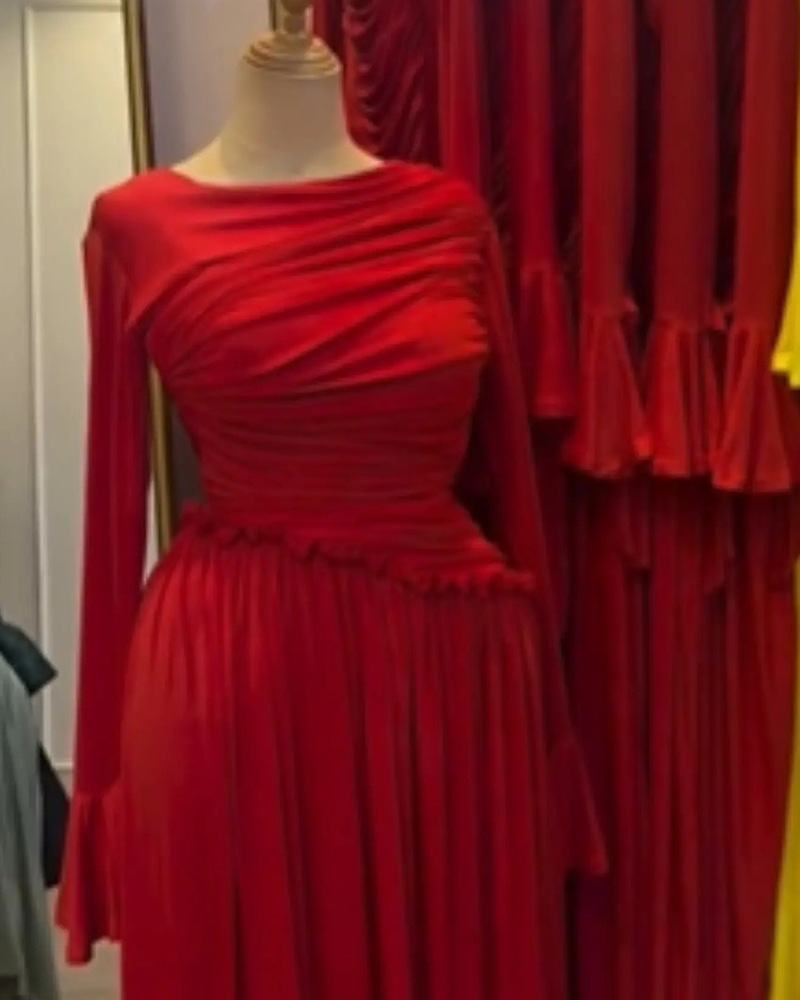 Ethereal Pleated Dress
