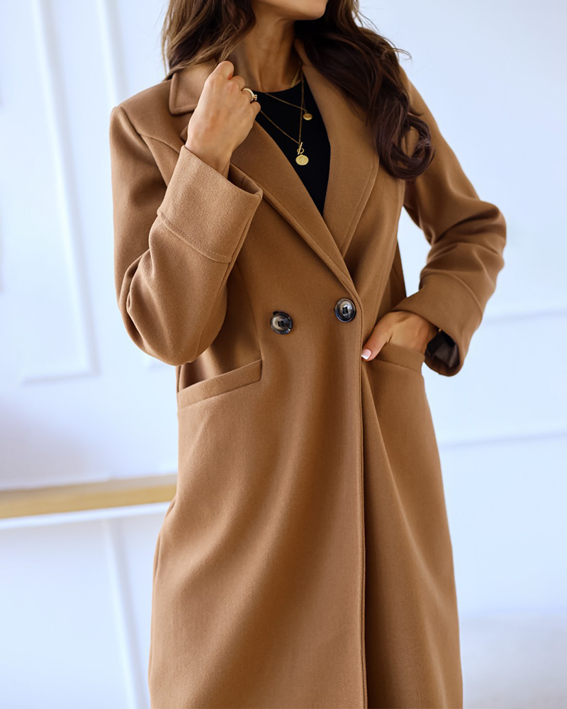 Elite Style Wool Overcoat