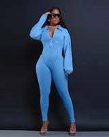 Baddie Mineral Washed Corset Jumpsuit