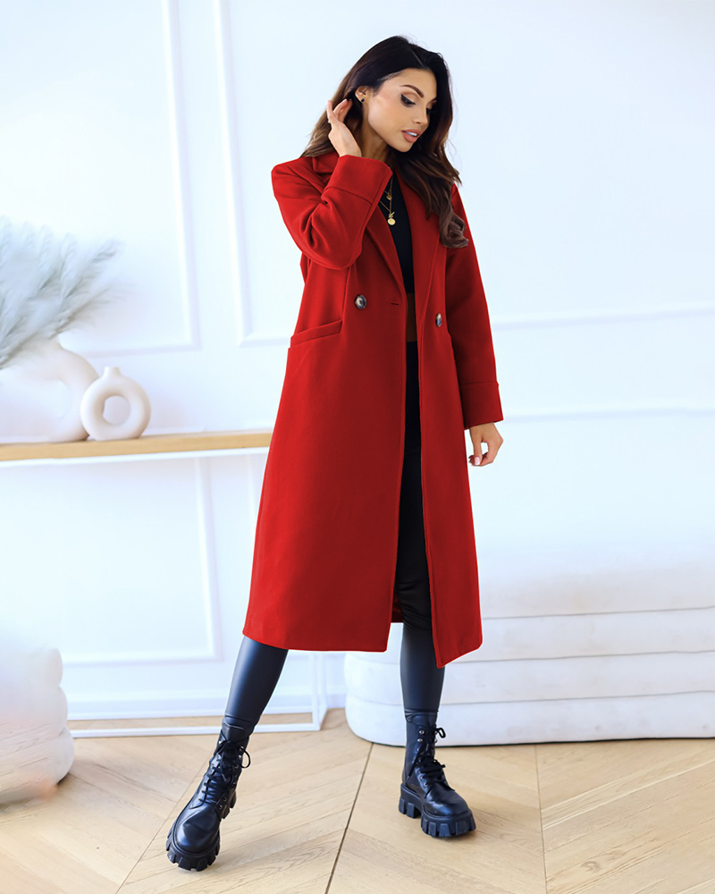 Elite Style Wool Overcoat